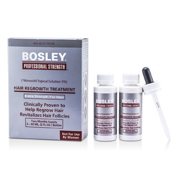Professional Strength Hair Regrowth Treatment 5% (Extra Strength For Men) Bosley Image