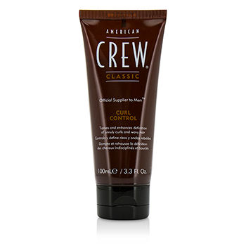 Men Curl Control (Tames and Enhances Definition of Unruly Curls and Wavy Hair) American Crew Image