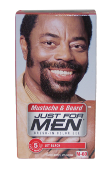 Brush-In Color Gel Mustache & Beard Jet Black # M-60 Just For Men Image