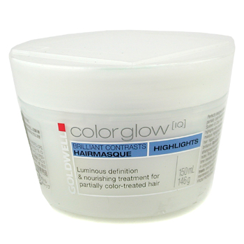 Color Glow IQ Highlights Brilliant Contrasts Hair Masque ( For Partially Color-Treated Hair ) Goldwell Image