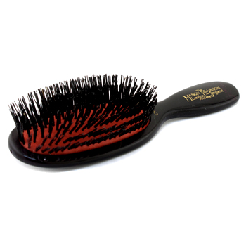 Boar Bristle - Pocket Extra Pure Bistle Hair Brush (Dark Ruby) Mason Pearson Image