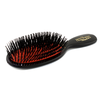 Boar Bristle - Pocket Sensitive Pure Bristle Hair Brush (Dark Ruby) Mason Pearson Image