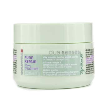 Dual Senses Green Pure Repair 60 Sec Treatment (For Stressed Or Damaged Hair) Goldwell Image