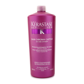 Reflection Bain Chroma Captive Colour Radiance Protecting Shampoo - For Colour-Treated Hair (Salon Product) Kerastase Image