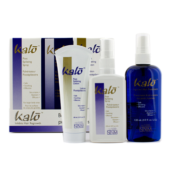 Kalo TriPack: Post Epilating Spray 120ml + Post Epilating Lotion 60ml + Ingrown Hair Treatment 120ml Nisim Image