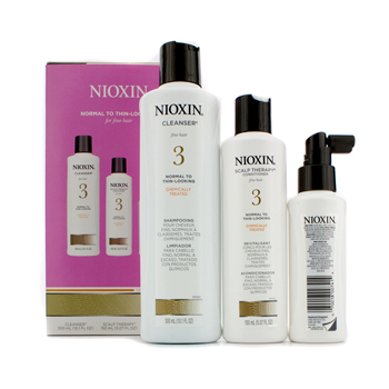 System 3 System Kit For Fine Hair Chemically Treated Normal to Thin-Looking Hair Nioxin Image