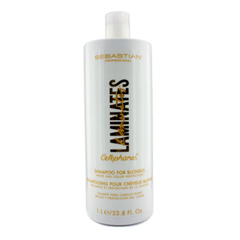 Laminates Cellophanes Shine and Color Protection Shampoo (For Blondes) Sebastian Image
