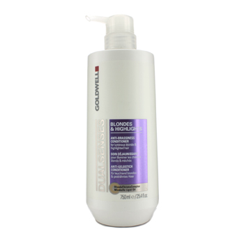 Dual Senses Blondes & Highlights Anti-Brassiness Conditioner (For Luminous Blonde & Highlighted Hair) Goldwell Image