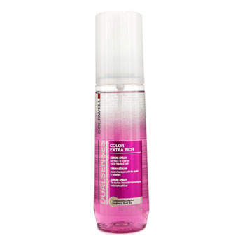 Dual Senses Color Extra Rich Serum Spray - For Thick to Coarse Color-Treated Hair (Salon Product) Goldwell Image