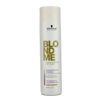 Blondme Blonde Brilliance Shampoo - Warm Caramel (For Bleached & Coloured Blondes) Schwarzkopf Image