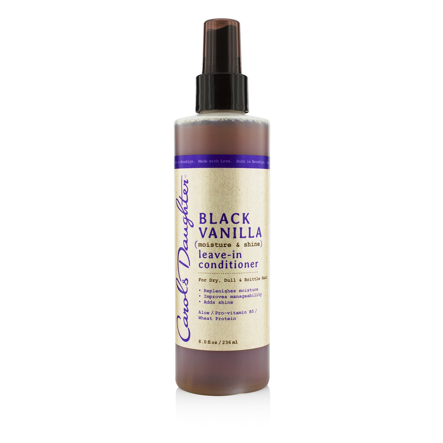 Black Vanilla Moisture & Shine Leave-In Conditioner (For Dry Dull & Brittle Hair) Carols Daughter Image