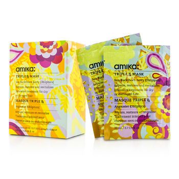 Triple RX Mask (For Dry Damaged Hair) Amika Image
