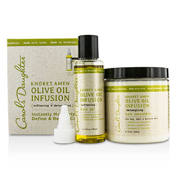Khoret Amen Olive Oil Infusion Kit: Hair Oil 60ml + Hair Smoothie 226g Carols Daughter Image