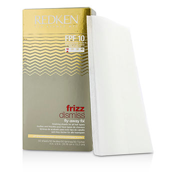 Frizz Dismiss FPF10 Fly-Away Fix Finishing Sheets (For All Hair Types) Redken Image