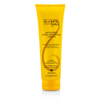 Bamboo Smooth Curls Anti-Frizz Curl-Defining Cream (For Strong Frizz-Free Hair) Alterna Image