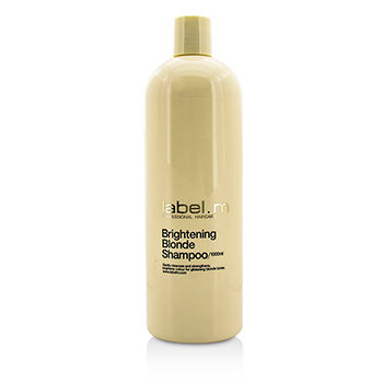 Brightening Blonde Shampoo (Gently Cleanses and Strengthens Brightens Colour For Glistening Blonde Tones) Label.M Image