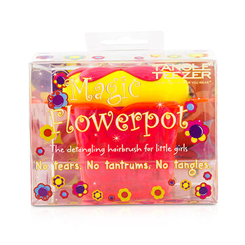 Magic Flowerpot Childrens Detangling Hair Brush - # Princess Pink Tangle Teezer Image