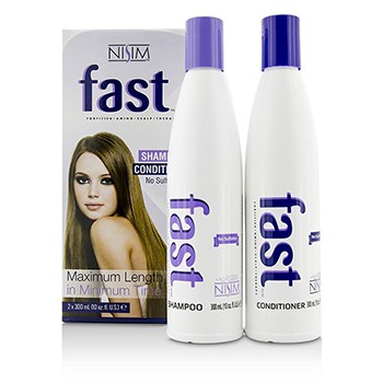 F.A.S.T Fortified Amino Scalp Therapy 2 Pack - No Sulfates : Shampoo 300ml + Conditioner 300ml Nisim Image
