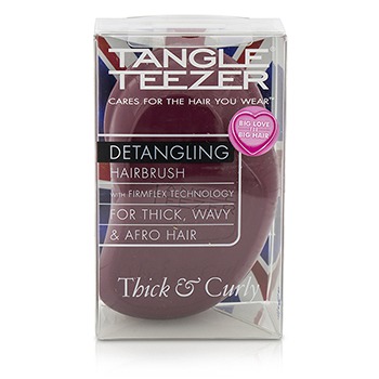 Thick & Curly Detangling Hair Brush - # Dark Red (For Thick Curly and Afro Hair) Tangle Teezer Image