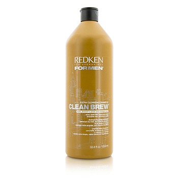 Men Clean Brew Extra Cleansing Shampoo (Extra Clean Hair Balanced Scalp) Redken Image