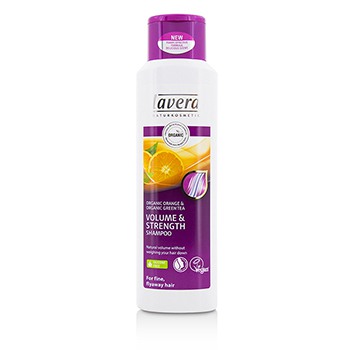 Organic Orange & Organic Green Tea Volume & Strength Shampoo (For Fine Flyaway Hair) Lavera Image