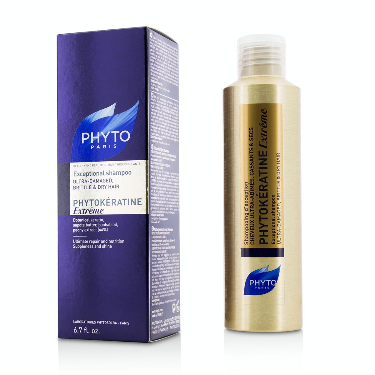 Phytokeratine Extreme Exceptional Shampoo (Ultra-Damaged Brittle  Dry Hair) Phyto Image