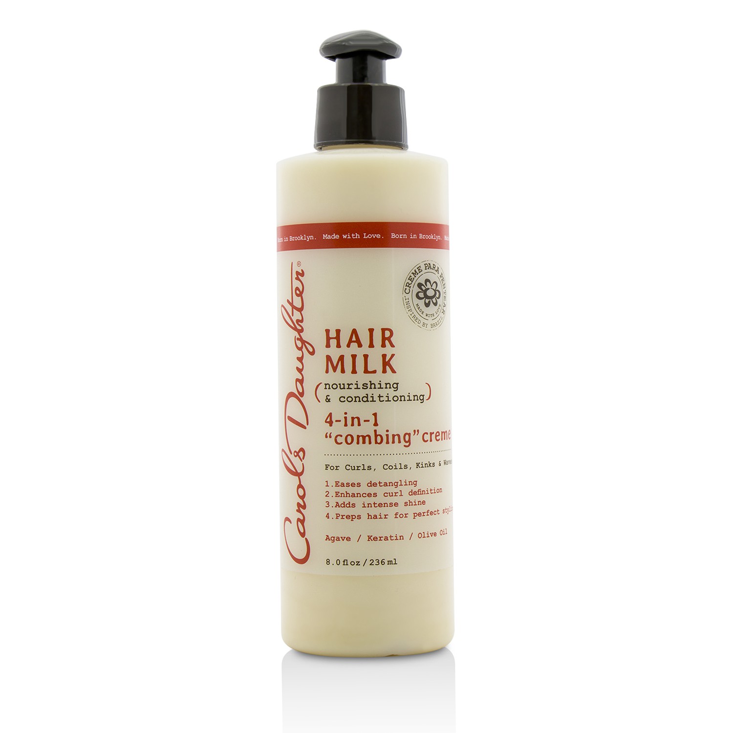 Hair Milk Nourishing & Conditioning 4-in-1 Combing Creme (For Curls Coils Kinks & Waves) Carols Daughter Image