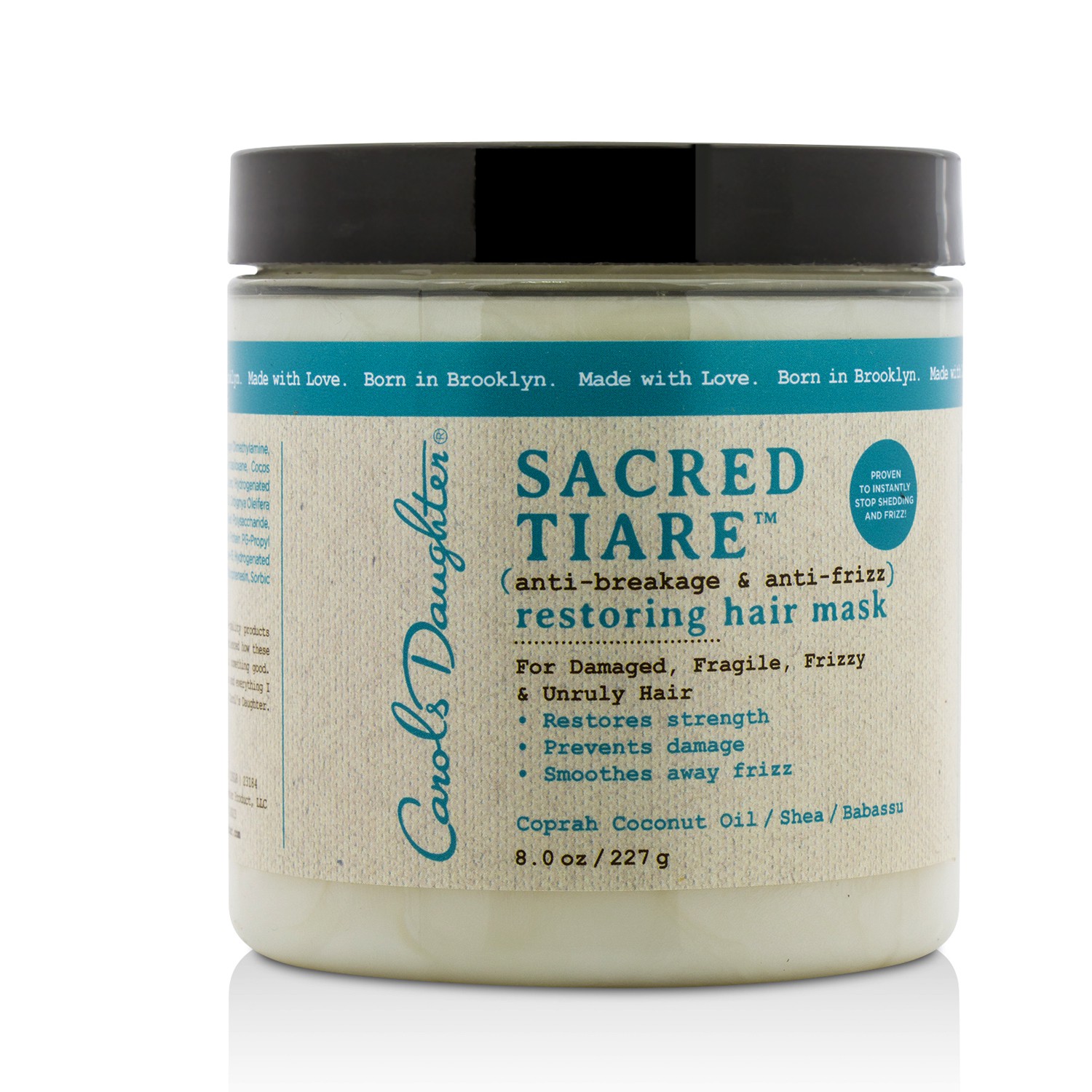 Sacred Tiare Anti-Breakage & Anti-Frizz Restoring Hair Mask (For Damaged Fragile Frizzy & Unruly Hair) Carols Daughter Image
