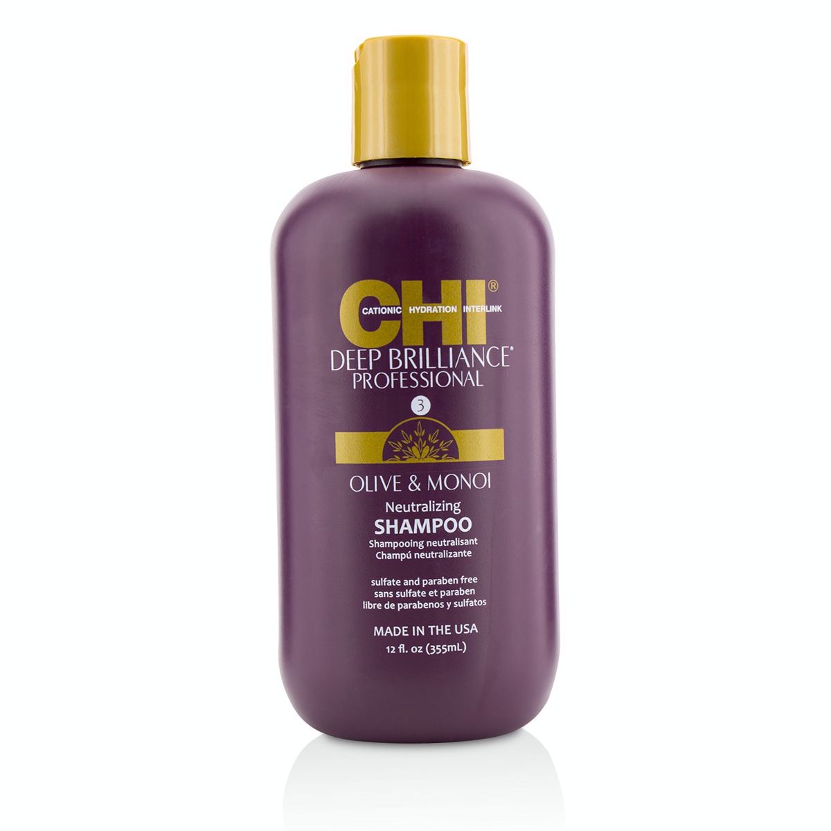 Deep Brilliance Olive  Monoi Neutralizing Shampoo CHI Image