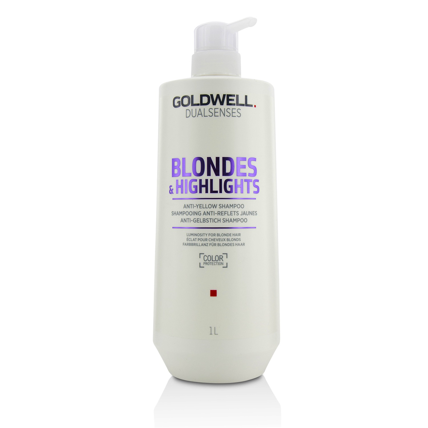 Dual Senses Blondes & Highlights Anti-Yellow Shampoo (Luminosity For Blonde Hair) Goldwell Image