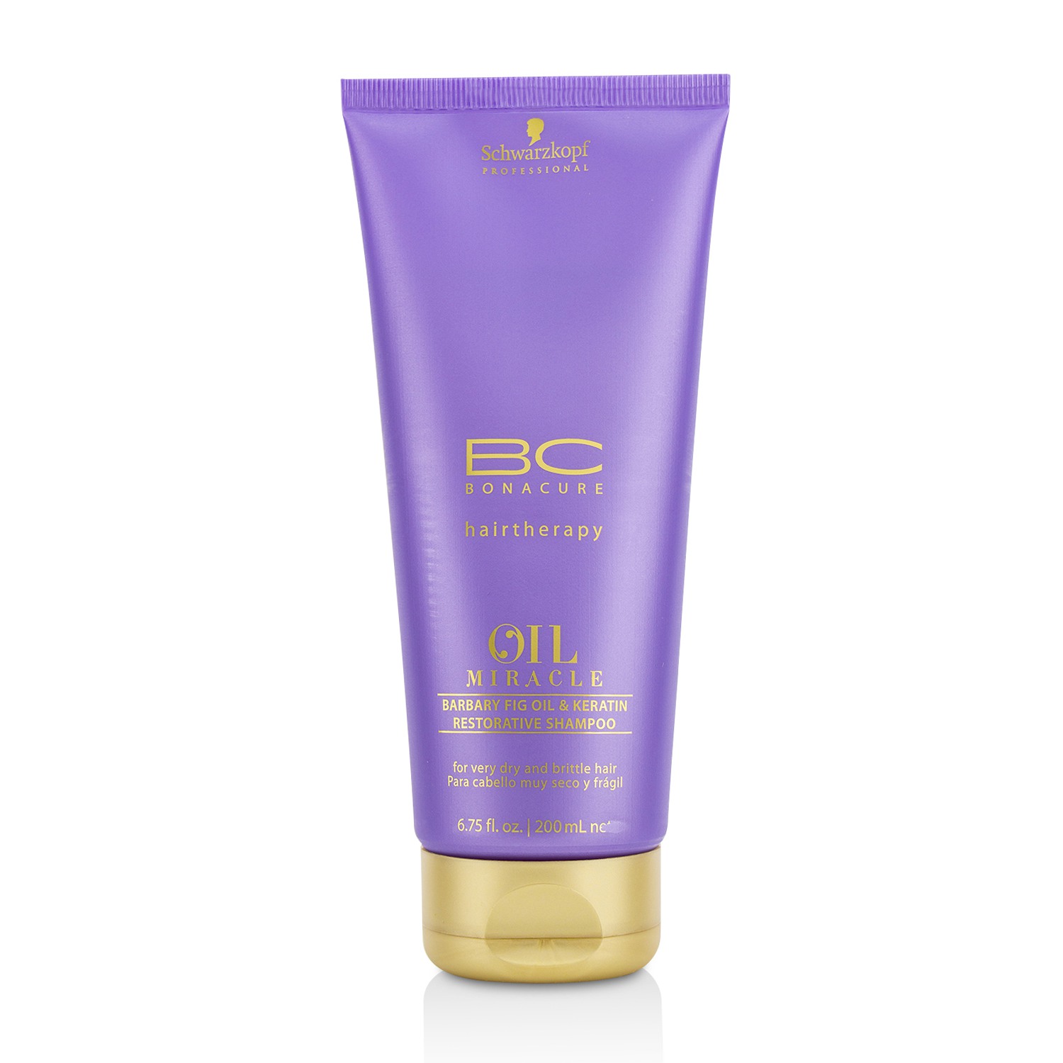 BC Oil Miracle Barbary Fig Oil & Keratin Restorative Shampoo (For Very Dry and Brittle Hair) Schwarzkopf Image