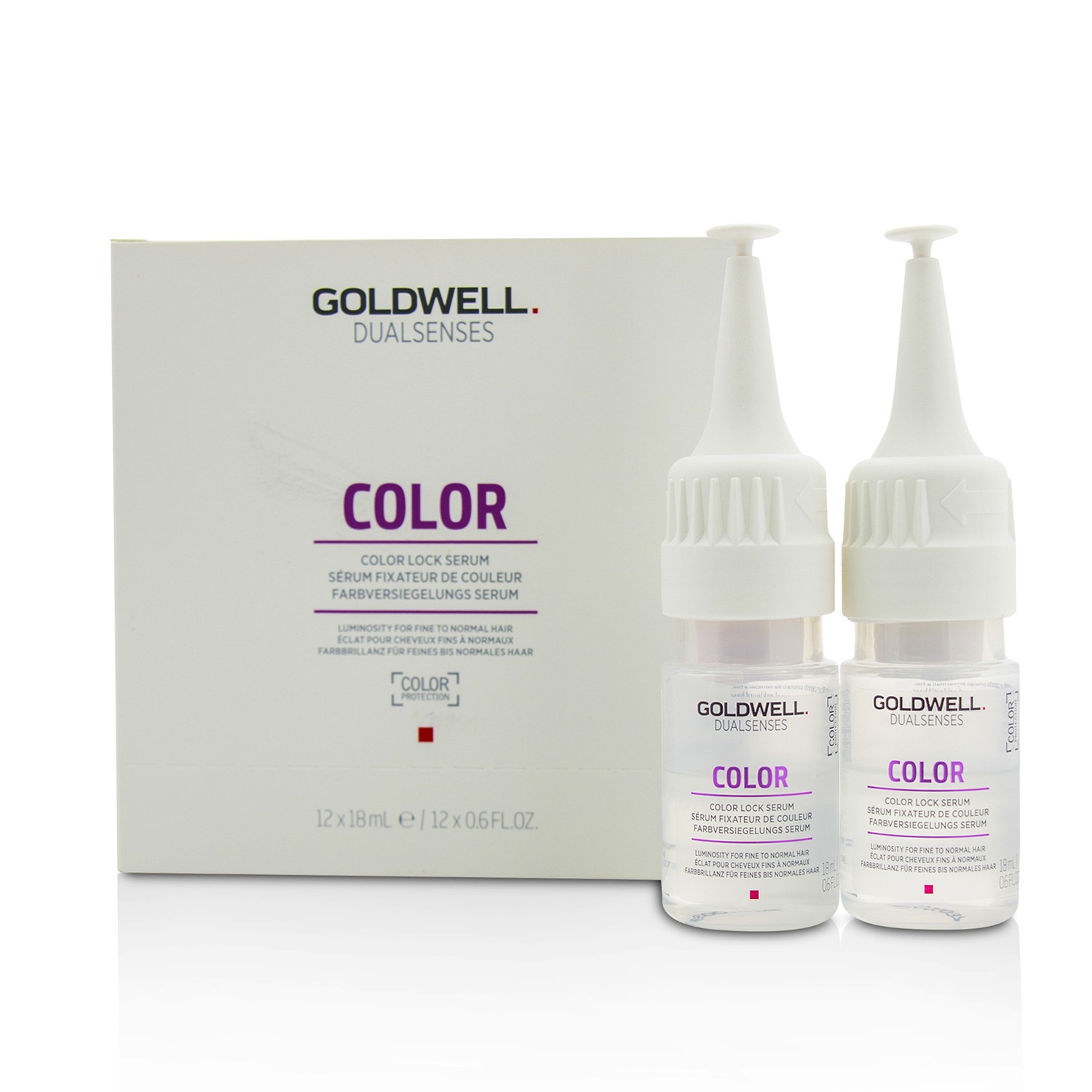 Dual Senses Color Color Lock Serum (Luminosity For Fine to Normal Hair) Goldwell Image