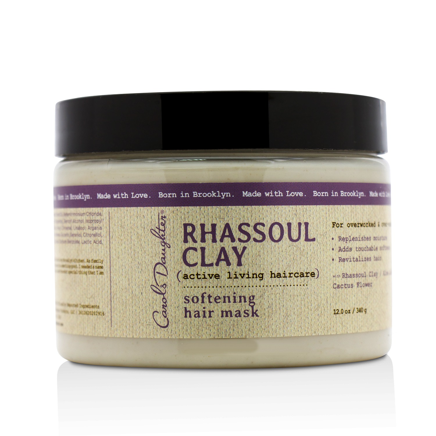 Rhassoul Clay Active Living Haircare Softening Hair Mask (For Overworked & Over-washed Hair) Carols Daughter Image