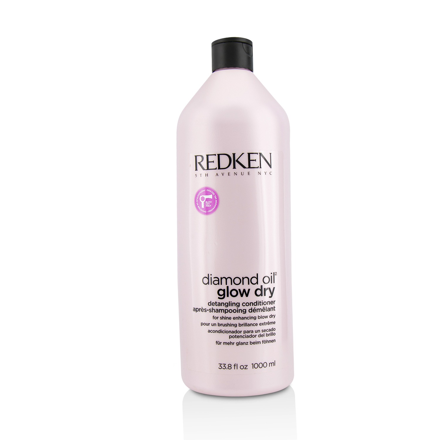 Diamond Oil Glow Dry Detangling Conditioner (For Shine Enhancing Blow Dry) Redken Image