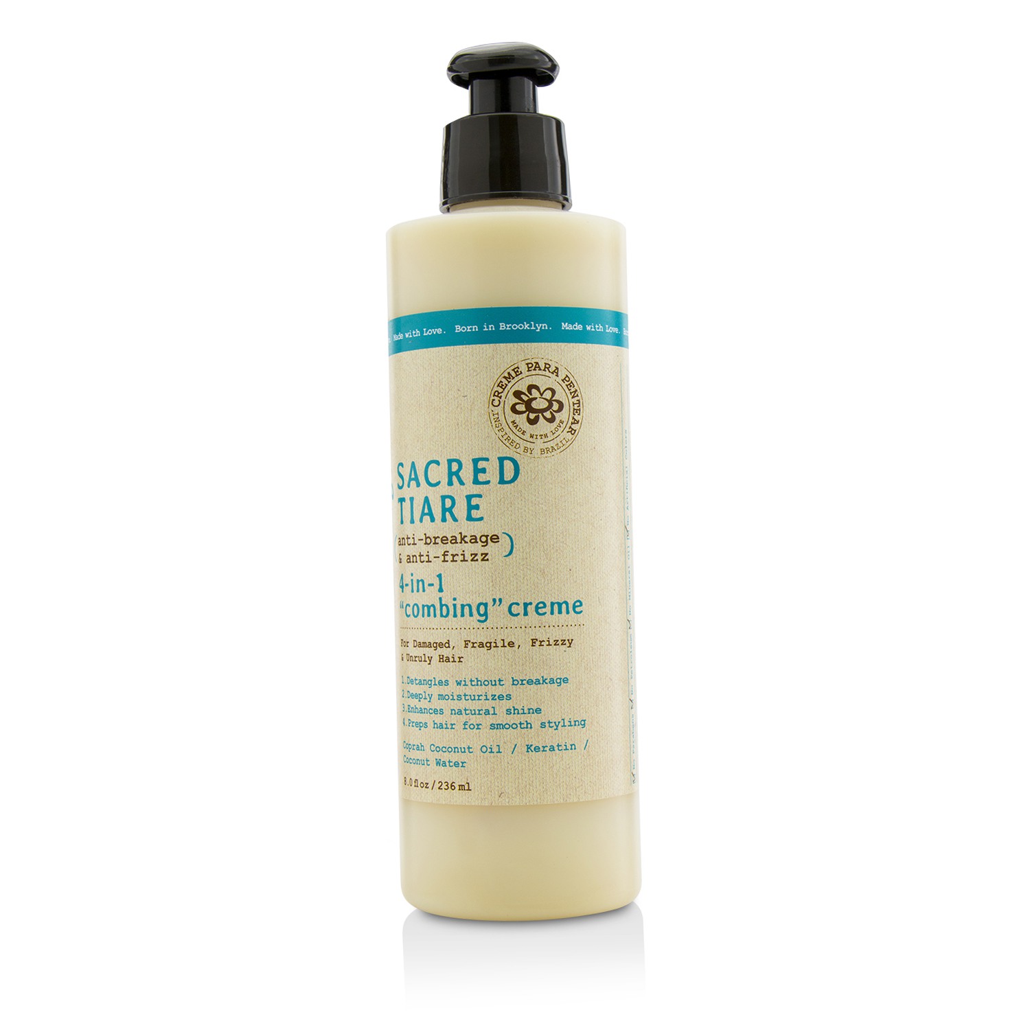 Sacred Tiare Anti-Breakage & Anti-Frizz 4-in-1 Combing Creme (For Damaged Fragile Frizzy & Unruly Hair) Carols Daughter Image