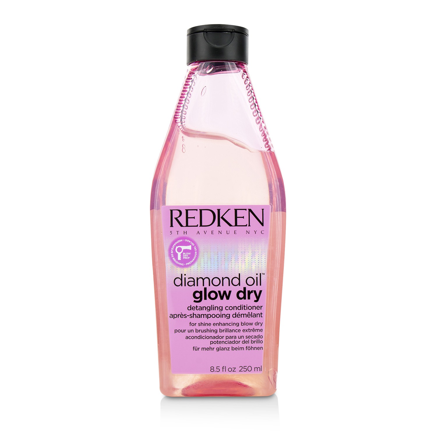 Diamond Oil Glow Dry Detangling Conditioner (For Shine Enhancing Blow Dry) Redken Image