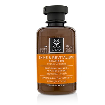 Shine & Revitalizing Shampoo with Orange & Honey (For All Hair Types) Apivita Image