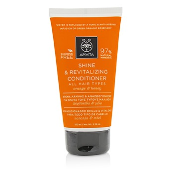 Shine & Revitalizing Conditioner with Orange & Honey (For All Hair Types) Apivita Image