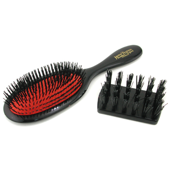 Boar Bristle - Handy Bristle Pure Bristle Handy Size Hair Brush ( Dark Ruby ) Mason Pearson Image
