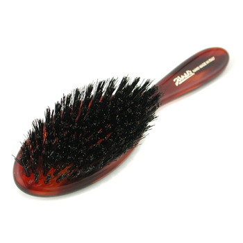 Pure Bristle Brush - Turtle Colour ( 18cml & Round ) Janeke ( Made In Italy ) Image