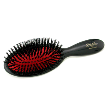 Pure Bristle Brush - Black ( 17.5cm & Round ) Janeke ( Made In Italy ) Image
