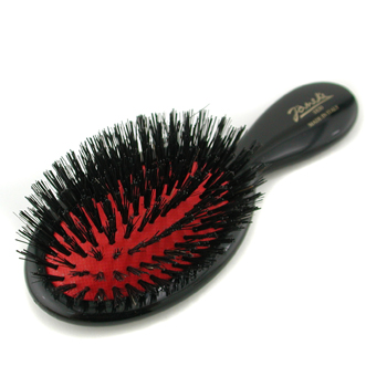 Pure Bristle Brush - Black ( 14cm & Round ) Janeke ( Made In Italy ) Image