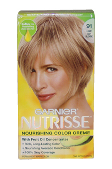 Nutrisse Nourishing Color Crme #91 Light Ash Blonde Garnier Image