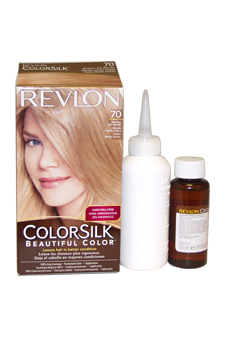 Colorsilk Haircolor #70 Medium Ash Blonde 7A Revlon Image