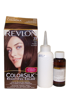 Colorsilk Haircolor #33 Dark Soft Brown 3WB Revlon Image