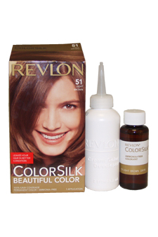ColorSilk Beautiful Color #51 Light Brown Revlon Image