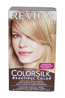 ColorSilk Beautiful Color #81 Light Blonde Revlon Image