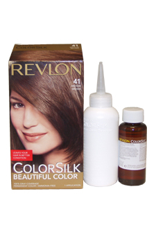 ColorSilk Beautiful Color #41 Medium Brown Revlon Image