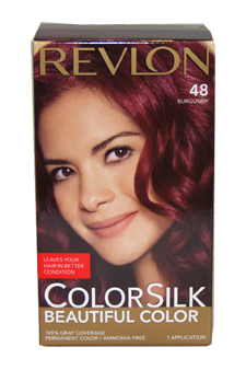 ColorSilk Beautiful Color #48 Burgundy Revlon Image