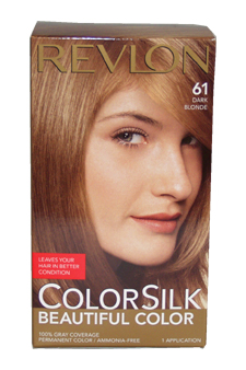 ColorSilk Beautiful Color #61 Dark Blonde Revlon Image